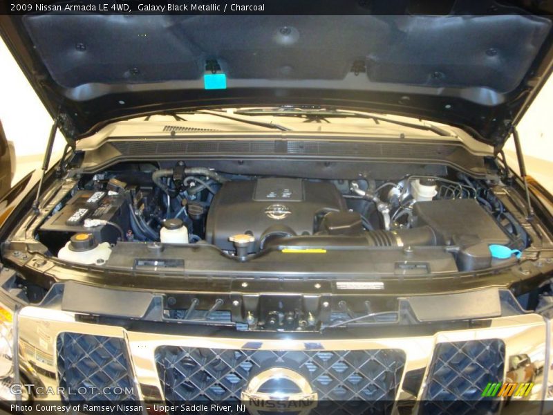 Galaxy Black Metallic / Charcoal 2009 Nissan Armada LE 4WD