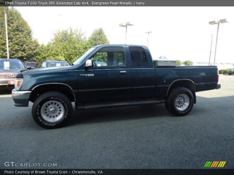  1996 T100 Truck SR5 Extended Cab 4x4 Evergreen Pearl Metallic