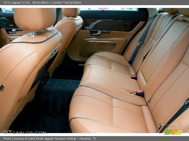 Ebony Black / London Tan/Jet Black 2011 Jaguar XJ XJL