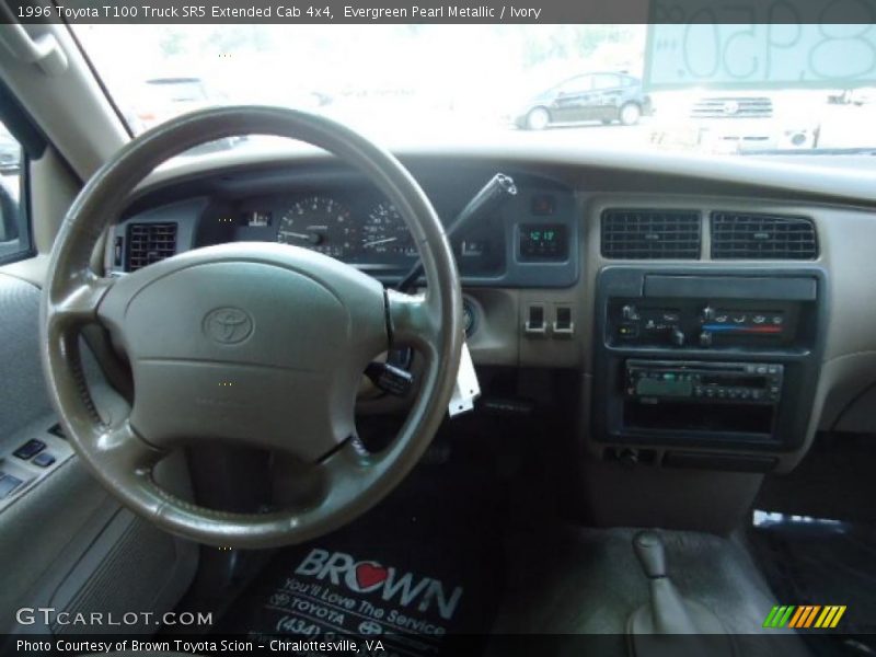 Dashboard of 1996 T100 Truck SR5 Extended Cab 4x4