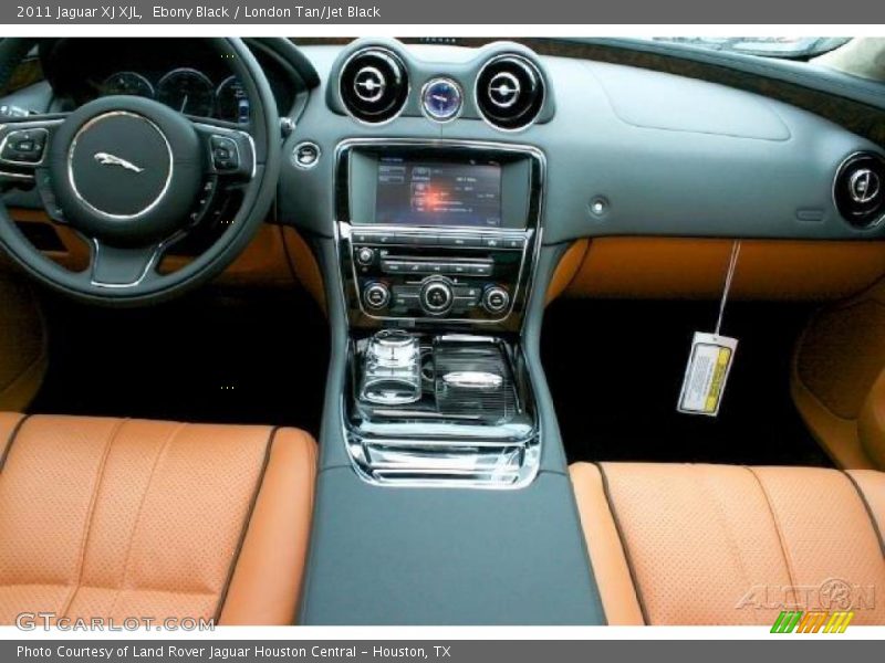 Ebony Black / London Tan/Jet Black 2011 Jaguar XJ XJL