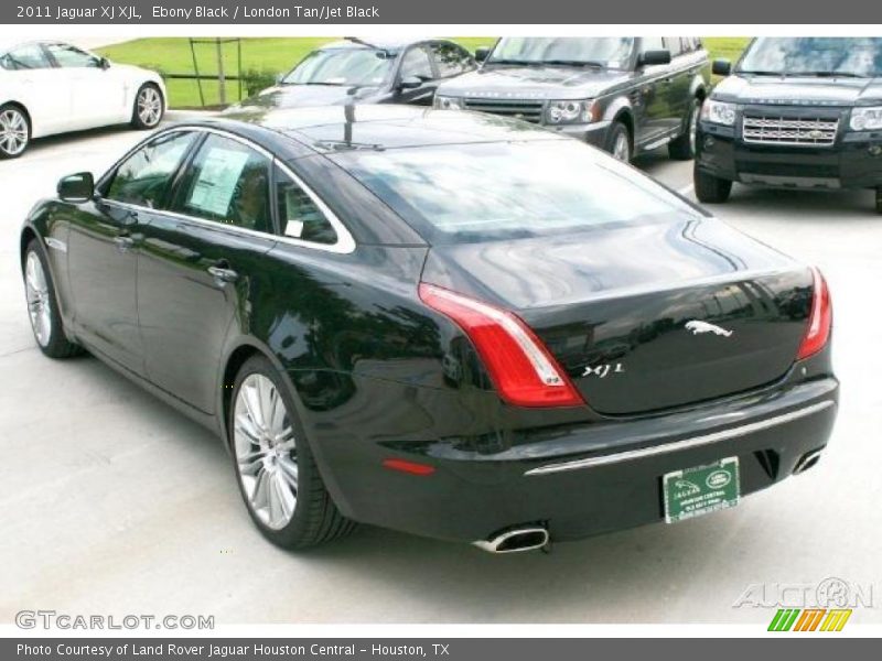 Ebony Black / London Tan/Jet Black 2011 Jaguar XJ XJL