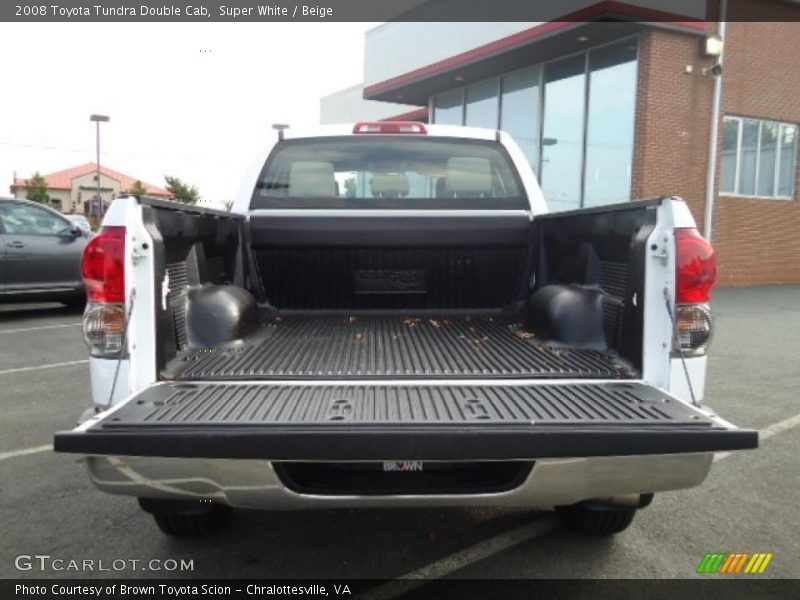 Super White / Beige 2008 Toyota Tundra Double Cab