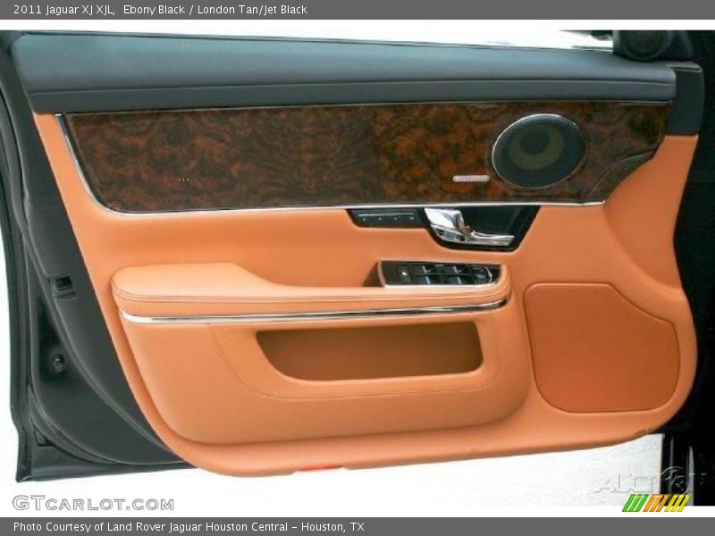 Ebony Black / London Tan/Jet Black 2011 Jaguar XJ XJL