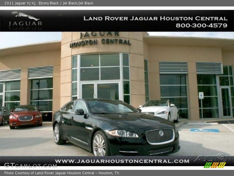 Ebony Black / Jet Black/Jet Black 2011 Jaguar XJ XJ