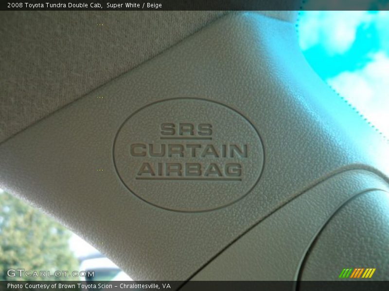 Super White / Beige 2008 Toyota Tundra Double Cab