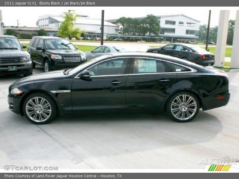 Ebony Black / Jet Black/Jet Black 2011 Jaguar XJ XJ