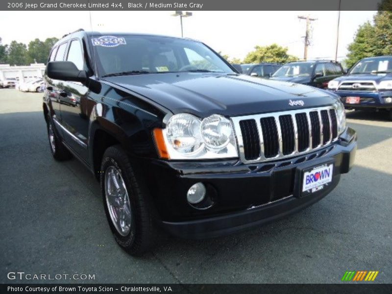 Black / Medium Slate Gray 2006 Jeep Grand Cherokee Limited 4x4