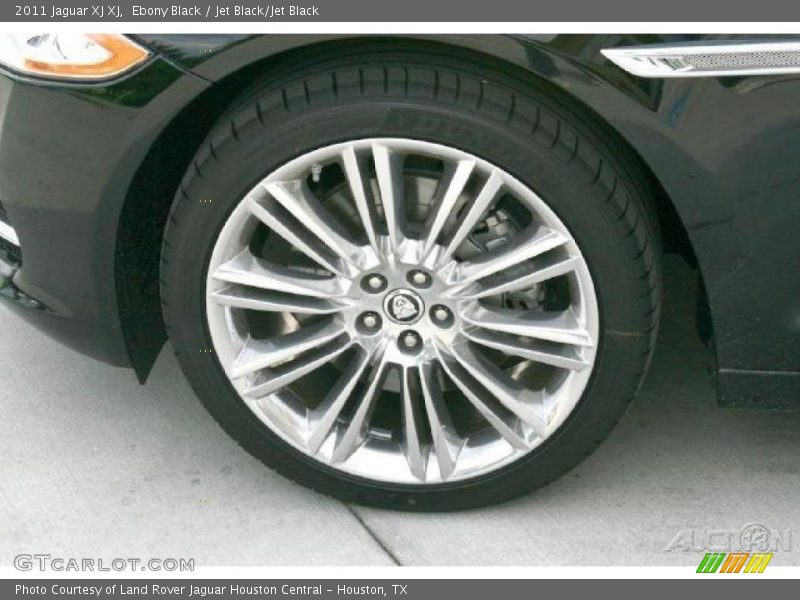 Ebony Black / Jet Black/Jet Black 2011 Jaguar XJ XJ