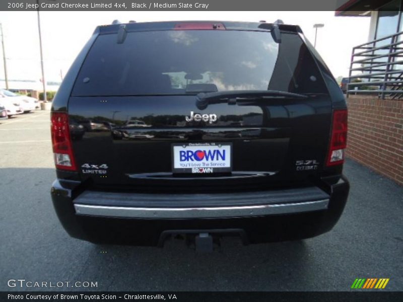 Black / Medium Slate Gray 2006 Jeep Grand Cherokee Limited 4x4
