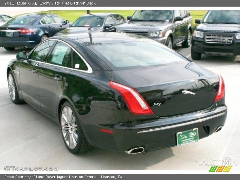 Ebony Black / Jet Black/Jet Black 2011 Jaguar XJ XJ