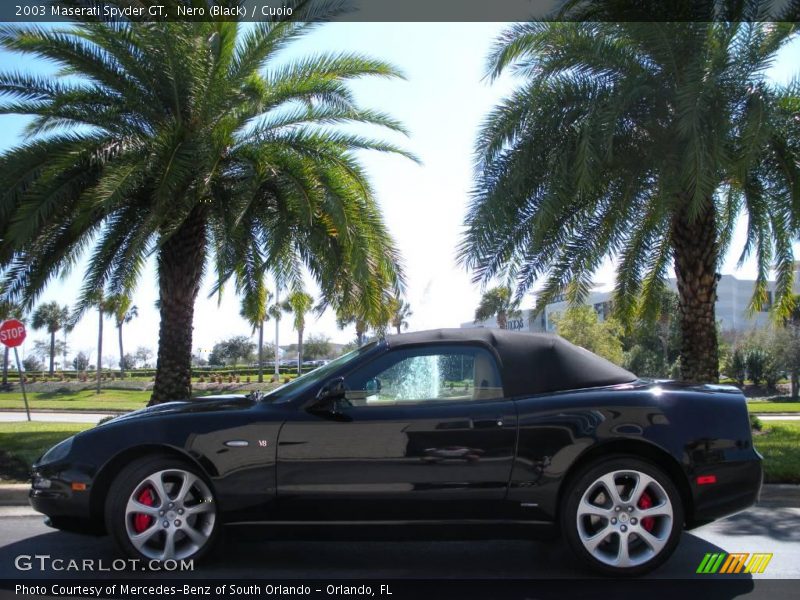 Nero (Black) / Cuoio 2003 Maserati Spyder GT