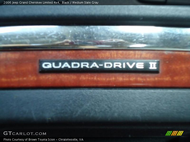 Black / Medium Slate Gray 2006 Jeep Grand Cherokee Limited 4x4