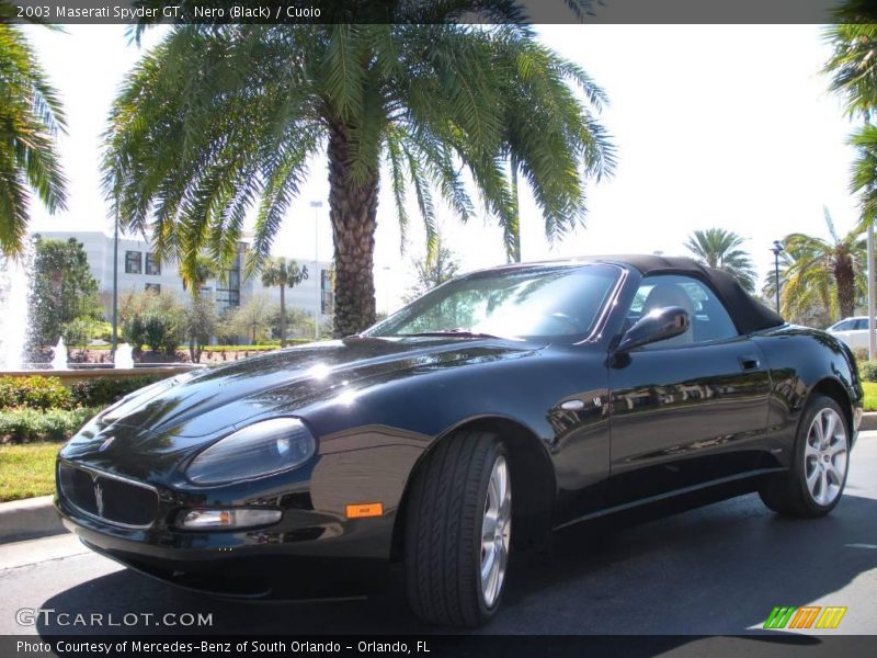 Nero (Black) / Cuoio 2003 Maserati Spyder GT