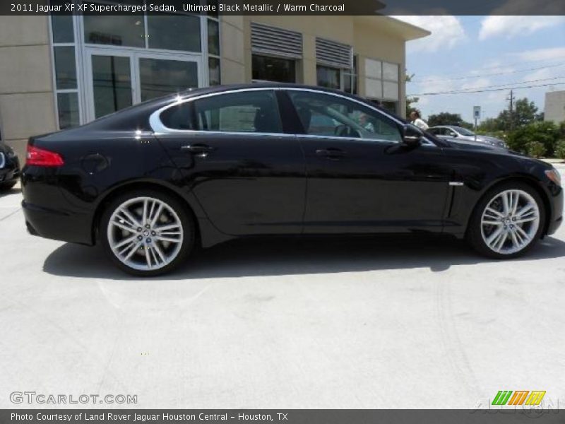 Ultimate Black Metallic / Warm Charcoal 2011 Jaguar XF XF Supercharged Sedan