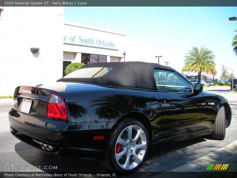 Nero (Black) / Cuoio 2003 Maserati Spyder GT