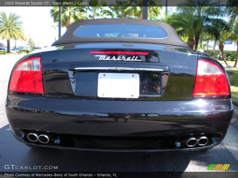 Nero (Black) / Cuoio 2003 Maserati Spyder GT