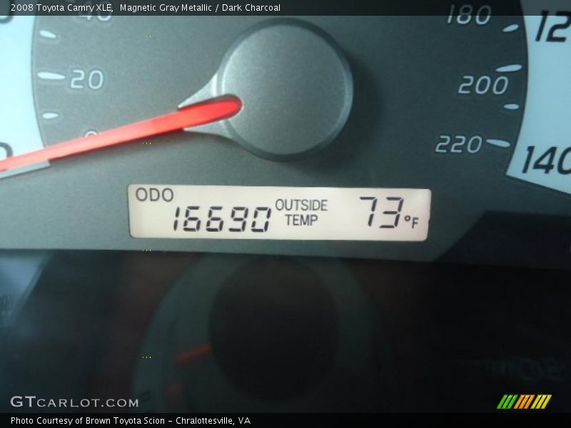 Magnetic Gray Metallic / Dark Charcoal 2008 Toyota Camry XLE