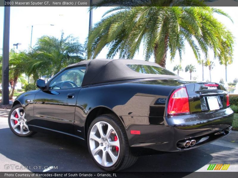 Nero (Black) / Cuoio 2003 Maserati Spyder GT