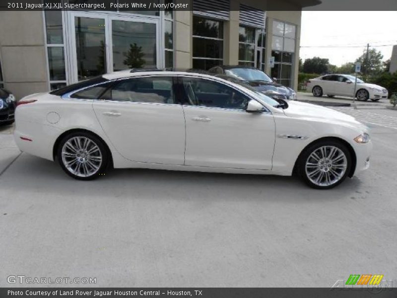 Polaris White / Ivory/Oyster 2011 Jaguar XJ XJL Supercharged