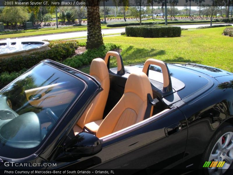 Nero (Black) / Cuoio 2003 Maserati Spyder GT