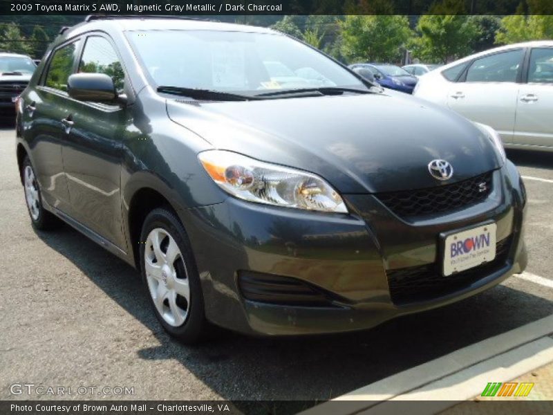 Magnetic Gray Metallic / Dark Charcoal 2009 Toyota Matrix S AWD