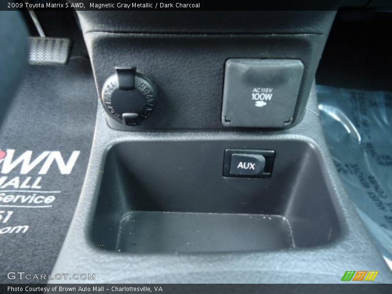 Magnetic Gray Metallic / Dark Charcoal 2009 Toyota Matrix S AWD