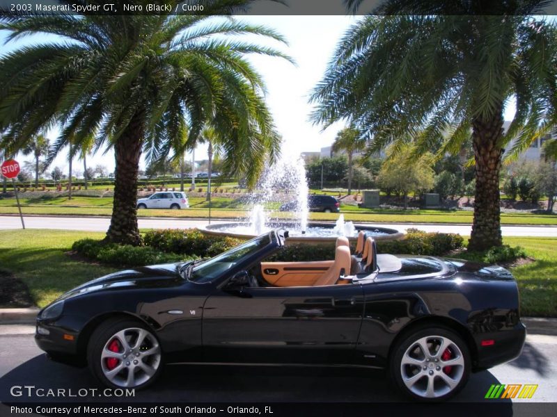 Nero (Black) / Cuoio 2003 Maserati Spyder GT