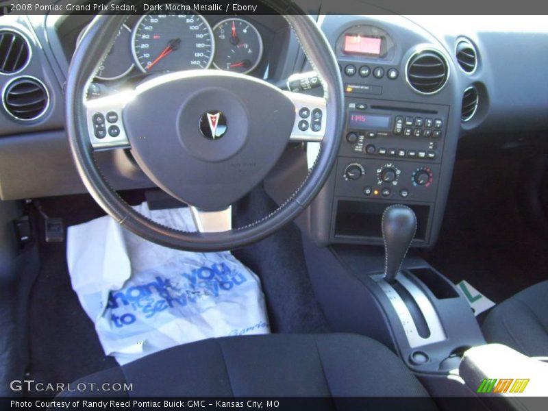 Dark Mocha Metallic / Ebony 2008 Pontiac Grand Prix Sedan