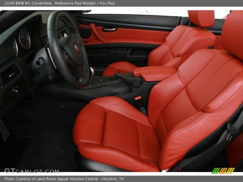 Melbourne Red Metallic / Fox Red 2008 BMW M3 Convertible