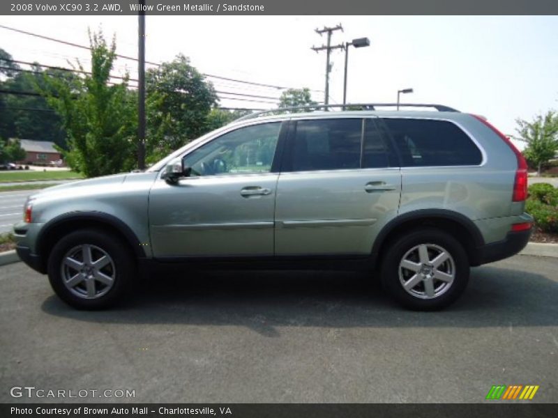 Willow Green Metallic / Sandstone 2008 Volvo XC90 3.2 AWD