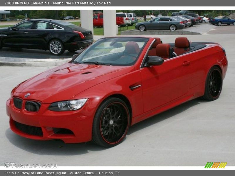 Melbourne Red Metallic / Fox Red 2008 BMW M3 Convertible