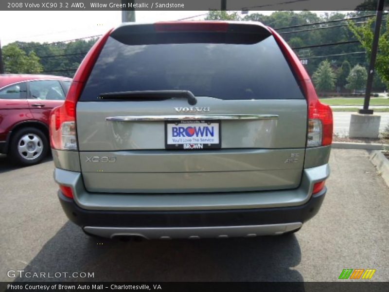 Willow Green Metallic / Sandstone 2008 Volvo XC90 3.2 AWD