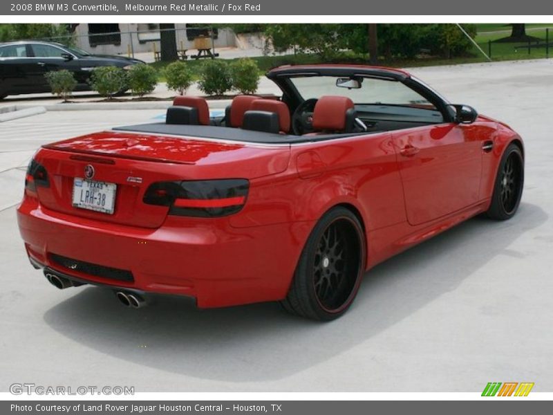 Melbourne Red Metallic / Fox Red 2008 BMW M3 Convertible
