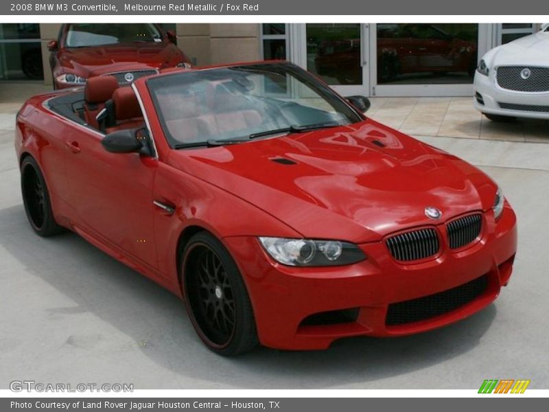 Melbourne Red Metallic / Fox Red 2008 BMW M3 Convertible