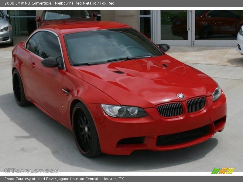 Melbourne Red Metallic / Fox Red 2008 BMW M3 Convertible
