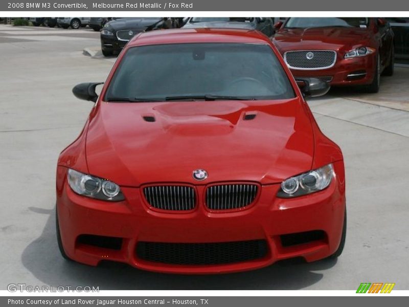 Melbourne Red Metallic / Fox Red 2008 BMW M3 Convertible
