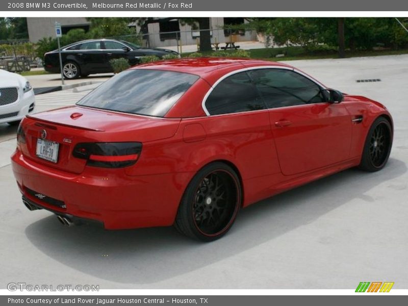 Melbourne Red Metallic / Fox Red 2008 BMW M3 Convertible