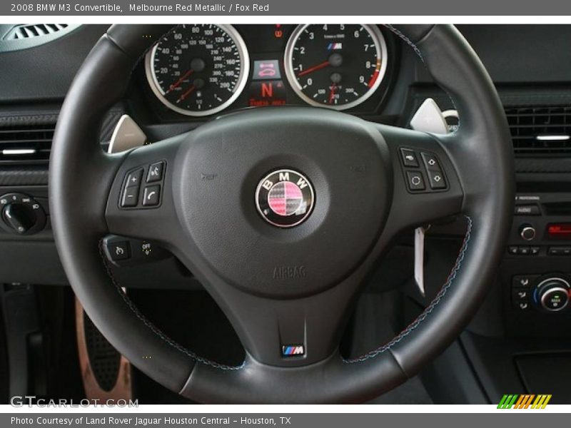 Melbourne Red Metallic / Fox Red 2008 BMW M3 Convertible
