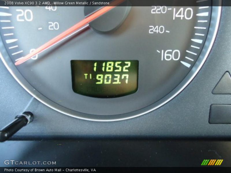 Willow Green Metallic / Sandstone 2008 Volvo XC90 3.2 AWD