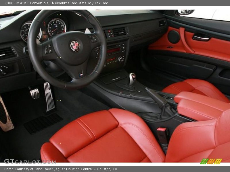 Melbourne Red Metallic / Fox Red 2008 BMW M3 Convertible