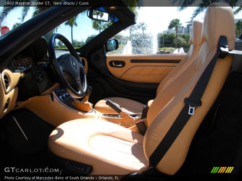 Nero (Black) / Cuoio 2003 Maserati Spyder GT