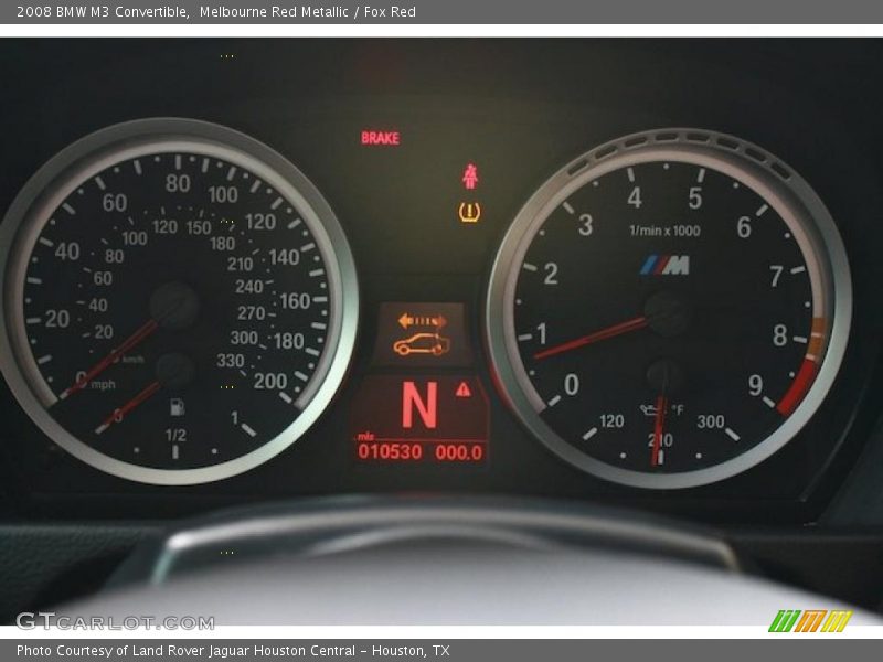 Melbourne Red Metallic / Fox Red 2008 BMW M3 Convertible