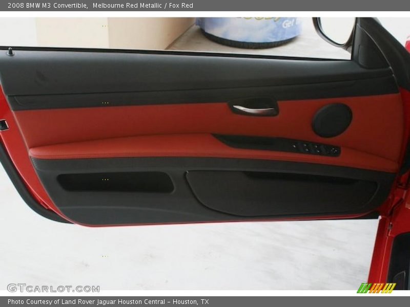 Melbourne Red Metallic / Fox Red 2008 BMW M3 Convertible