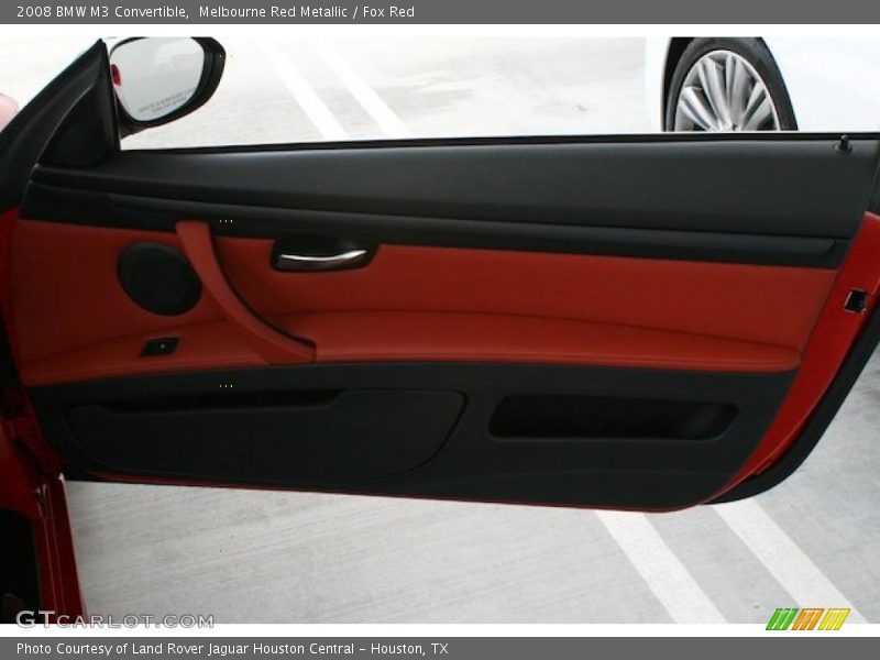 Melbourne Red Metallic / Fox Red 2008 BMW M3 Convertible