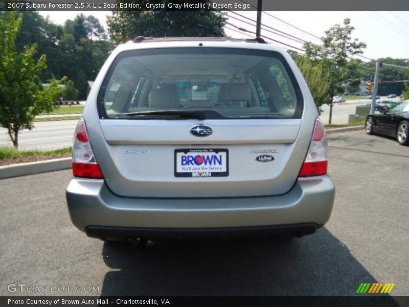 Crystal Gray Metallic / Desert Beige 2007 Subaru Forester 2.5 X L.L.Bean Edition