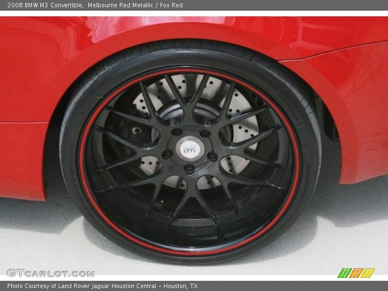 Melbourne Red Metallic / Fox Red 2008 BMW M3 Convertible