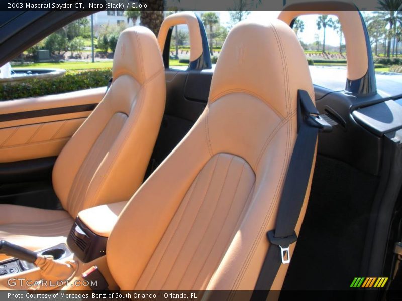 Nero (Black) / Cuoio 2003 Maserati Spyder GT