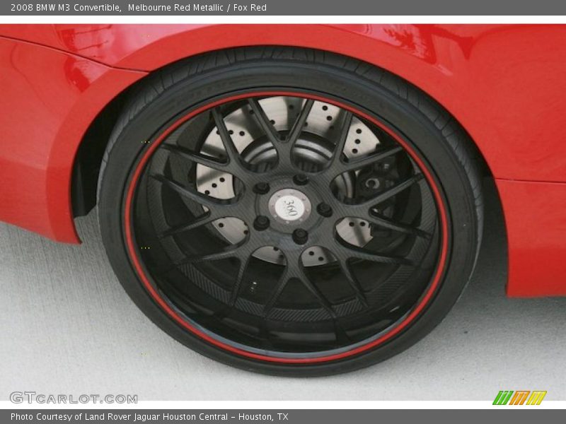 Melbourne Red Metallic / Fox Red 2008 BMW M3 Convertible