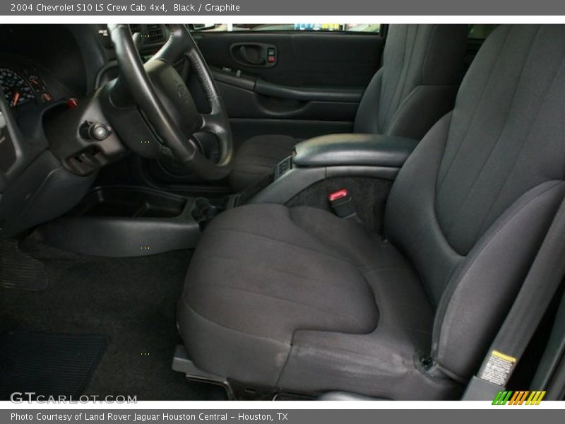 Black / Graphite 2004 Chevrolet S10 LS Crew Cab 4x4